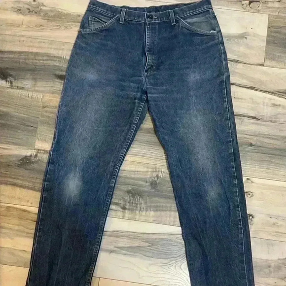 Mens FR flame / fire resistant blue jean pants 36-37U Bulwark Excel - Picture 1 of 9